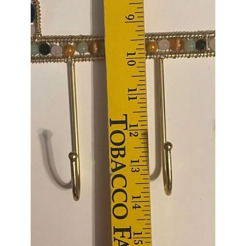 Earthbound Key Holder Hooks Wall Hanger With Evil Eye‎ Beads And More